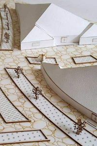 برش لیزری مقوای ماکت