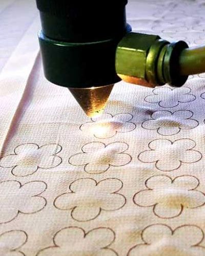 برش و حکاکی با لیزر 20 برش لیزر پارچه