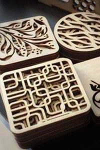 برش و حکاکی لیزری چوب